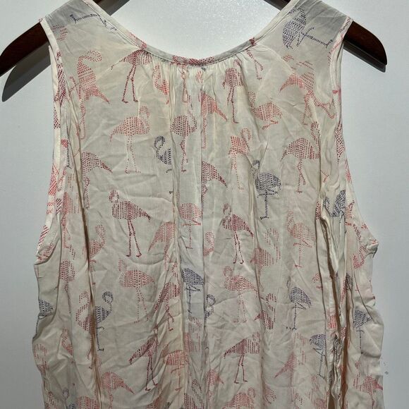 Max Jeans Multicolor Tassel Tie Neck Cold Shoulder Long Sleeve Blouse Small NWT - Picture 9 of 11